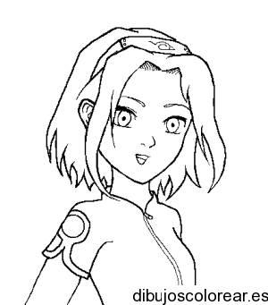 Dibujo de una chica asustadiza
