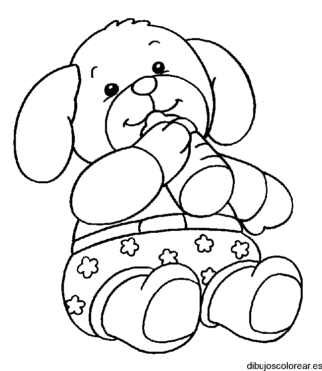 Dibujo de un osos bebe 