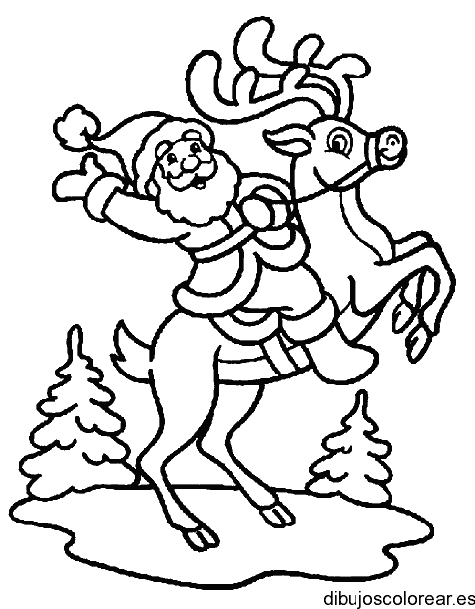 Papá Noel a caballo