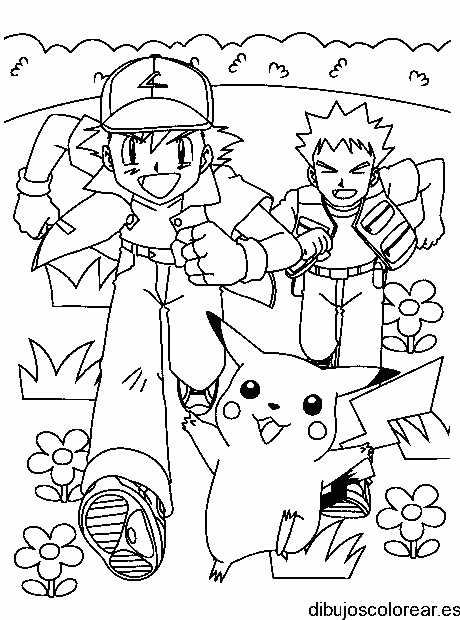 Dibujo de Picachu de Pokemon