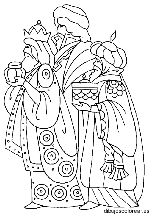 Reyes Magos con regalos