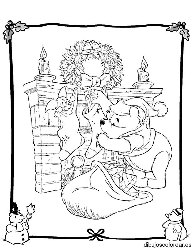 Dibujo de Winnie Pooh 