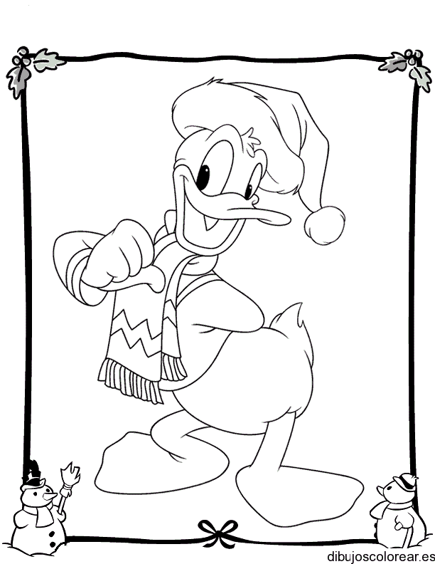 Dibujo de Pato Donald 