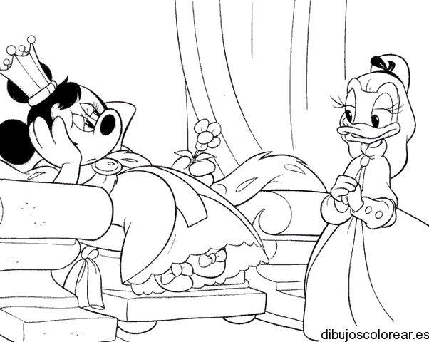 Dibujo de Mickey Mousse rey