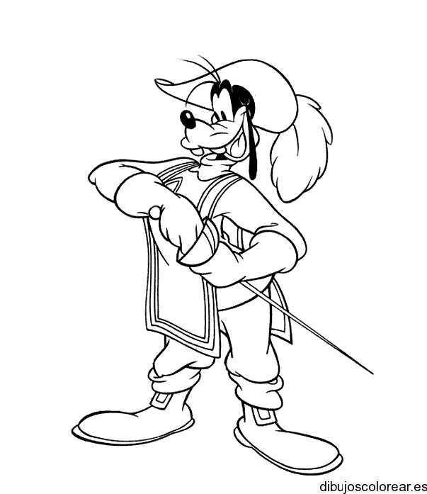 Dibujo de Goofy 
