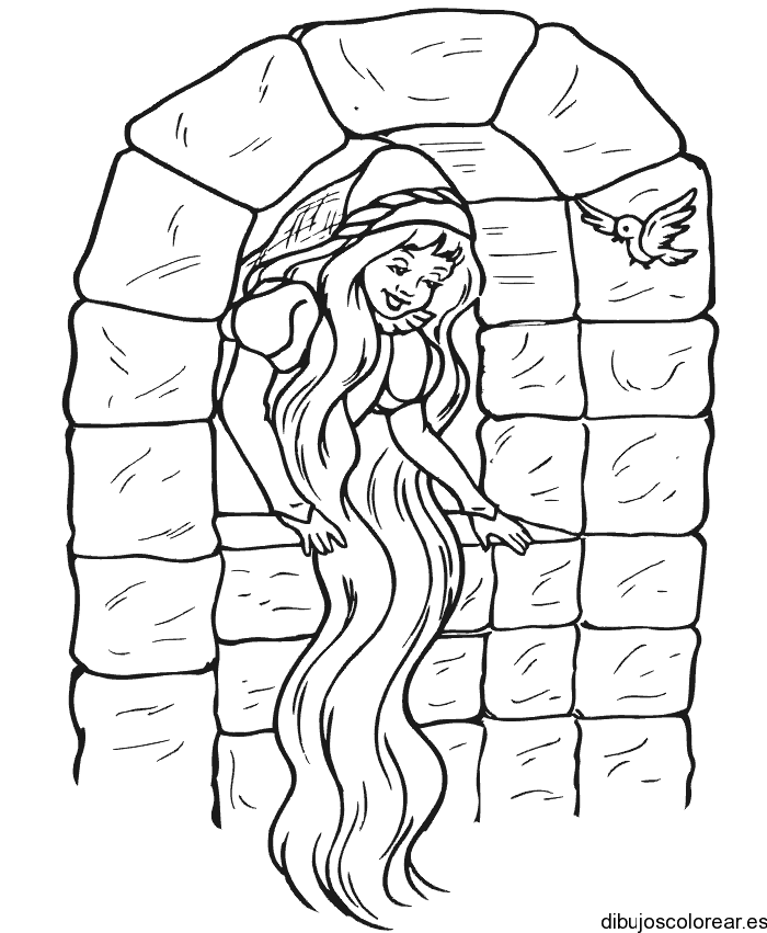Dibujo de Rapunzel 