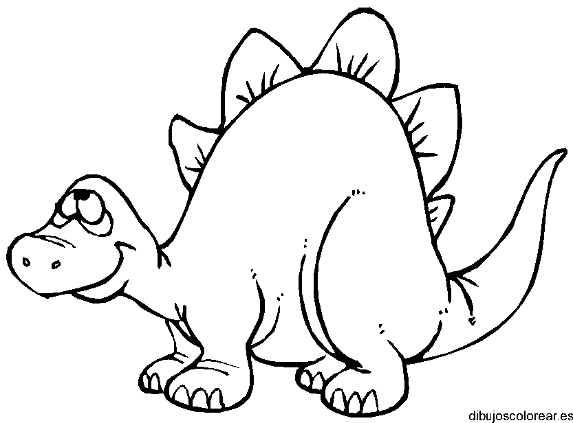 Dibujo de un dinosaurio enamorado