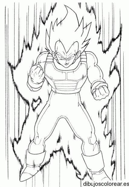 Dibujo de un héroe enfurecido