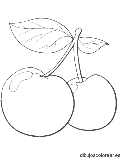 Dibujo de cerezas