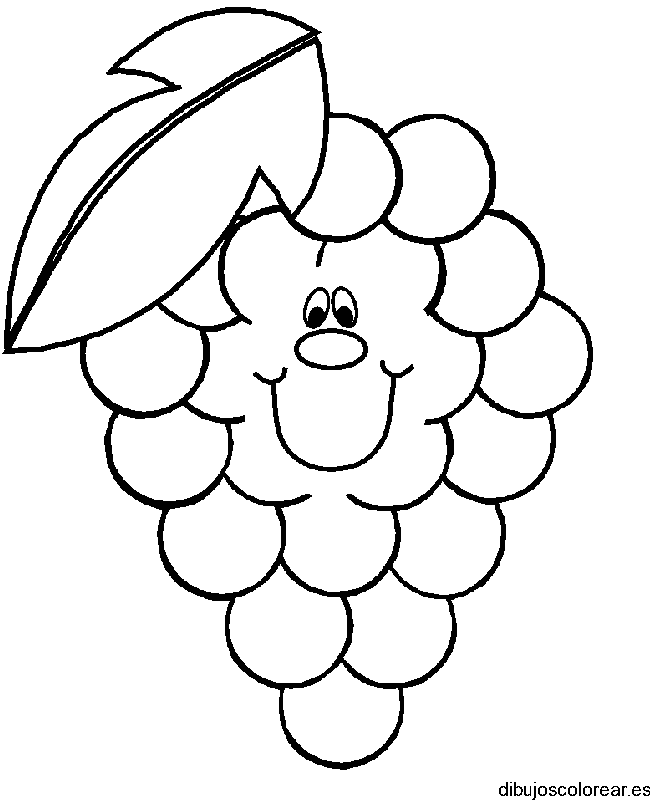 Dibujo de unas uvas