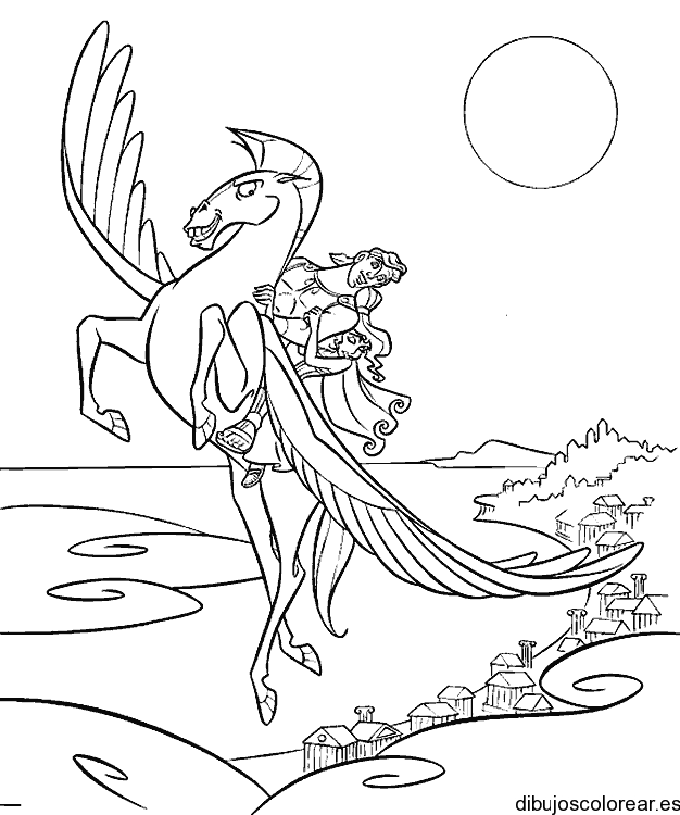 Dibujo de dos niños karatecas
