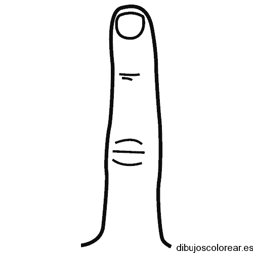 Dibujo de un dedo 