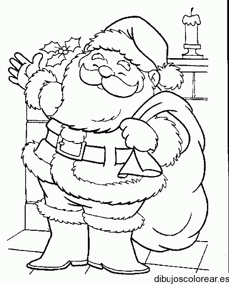 Dibujo de Santa Claus 