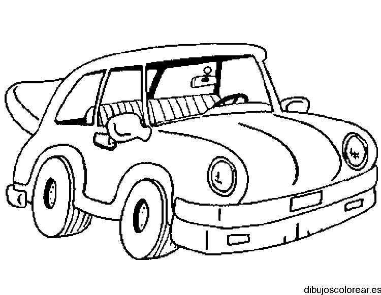 Dibujo de un pequeño coche 