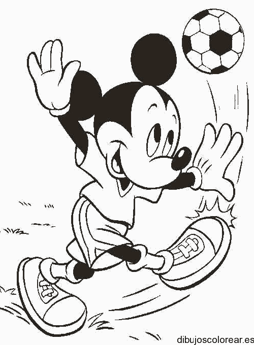 Mickey Mouse futbolista