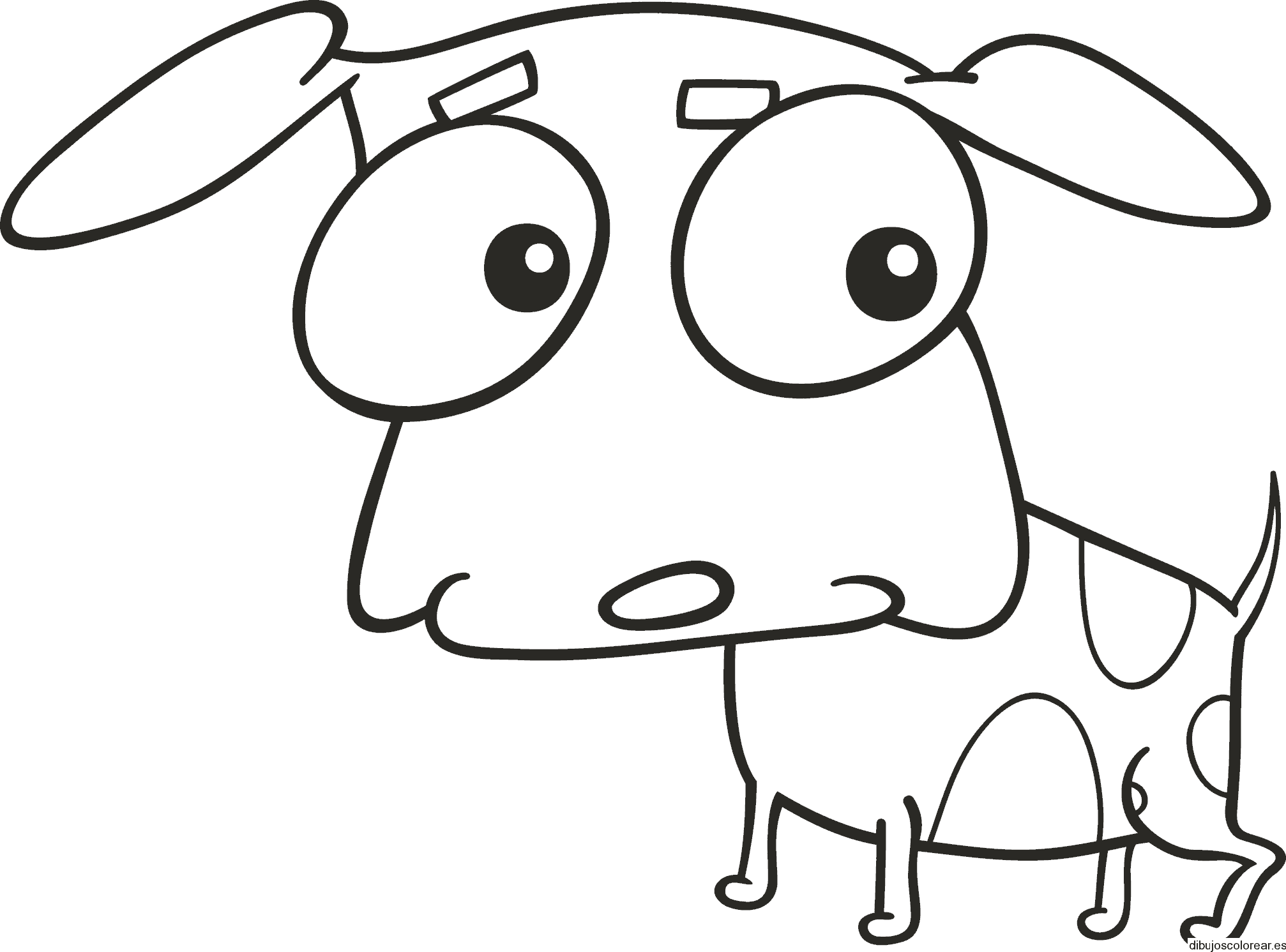 Dibujo de un pequeño perro 