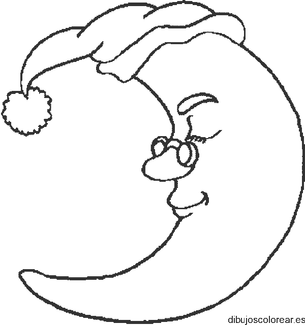 Luna con sueño