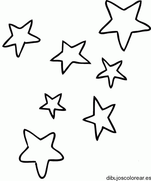Dibujo de grupo de estrellas