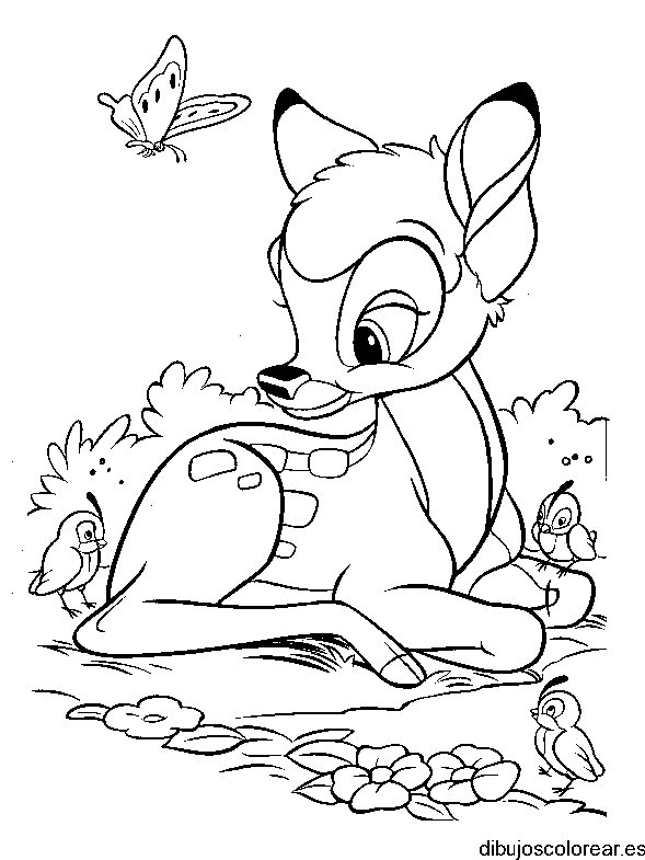 Tatuaje del venadito Bambi