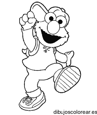 Dibujo de Elmo con gorro