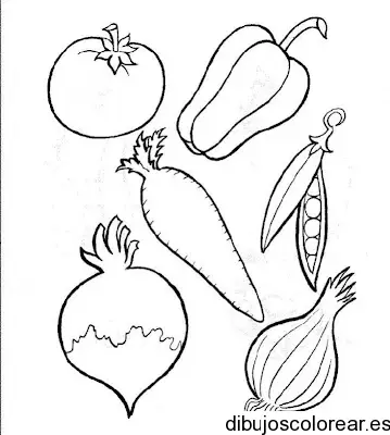 Dibujo de verduras