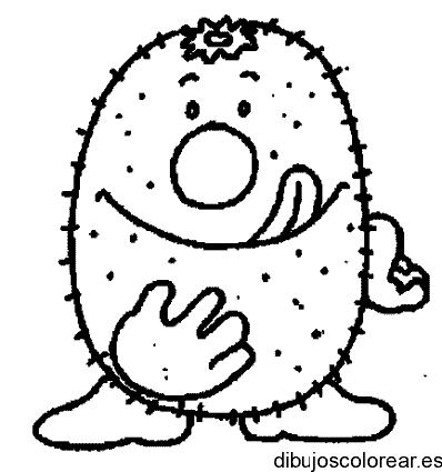 Dibujo de un kiwi