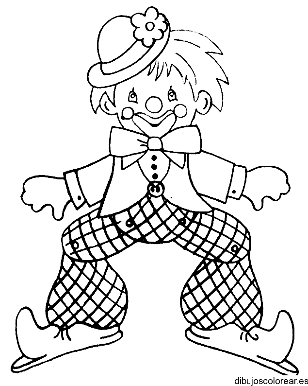 Dibujo de un payaso niño