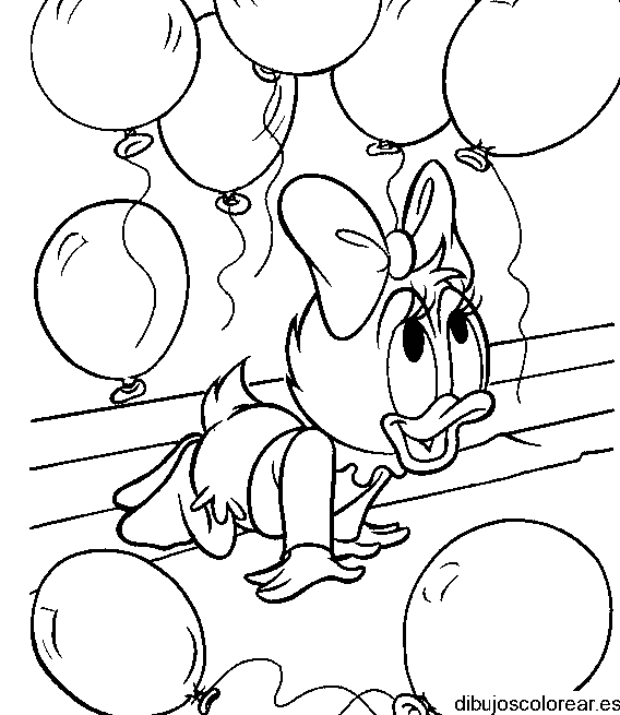 Dibujo de Daisy Duck bebé