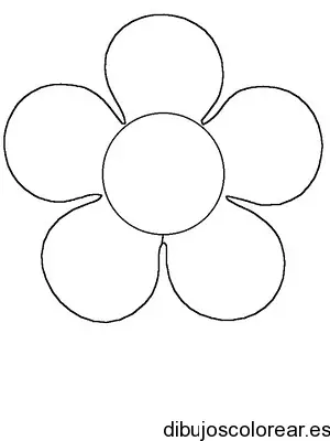 Dibujo de una florecilla