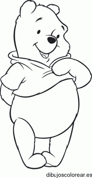 Dibujo de un osito Winnie Poh