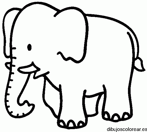 Dibujo de un elefante pequeño