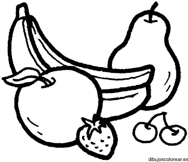 Dibujo de frutas apetitosas