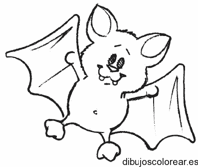 Dibujo de un murciélago pequeño