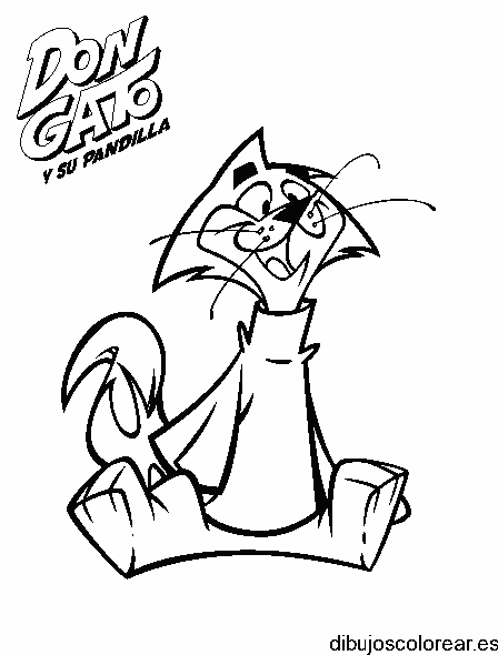 Dibujo de Don Gato y su pandilla
