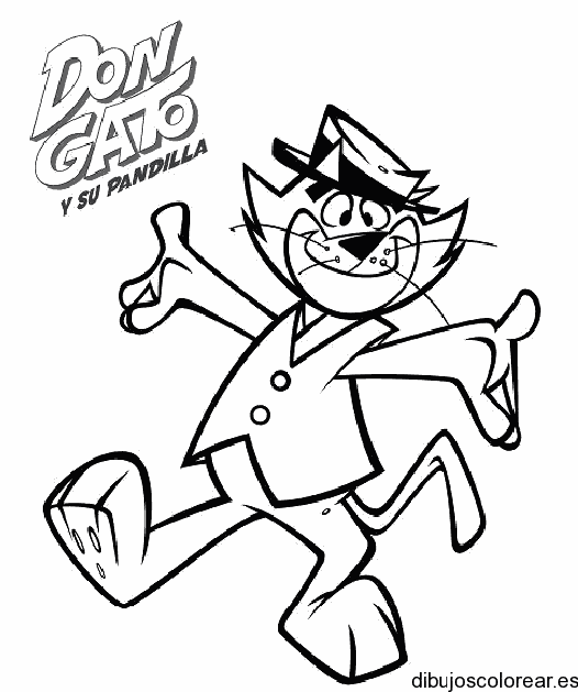 Dibujo del Gato don Gato