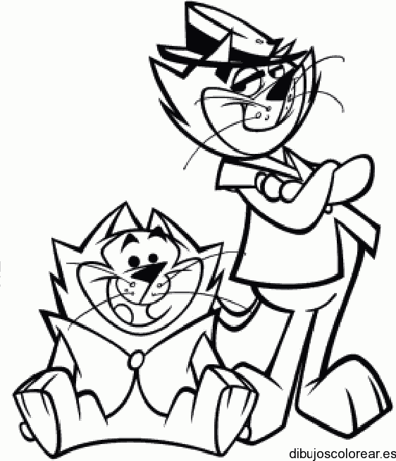 Dibujo de Don Gato y Benito Bodoque