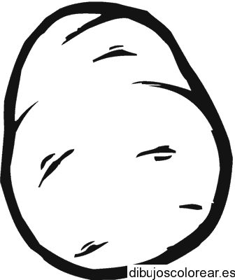 Dibujo de una patata