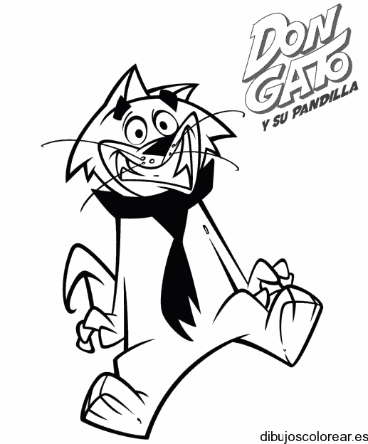 Dibujo del gato Cucho