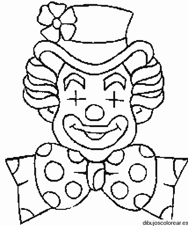 Dibujo de un feliz payaso