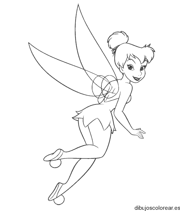 Dibujo de Campanilla sonriente