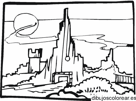 Dibujo de un túnel