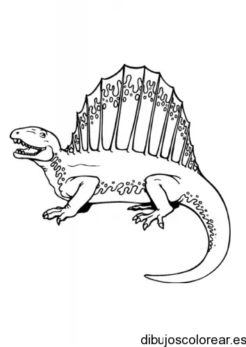 Dibujo de una iguana 