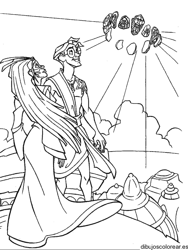 Dibujo de Milo y Kida