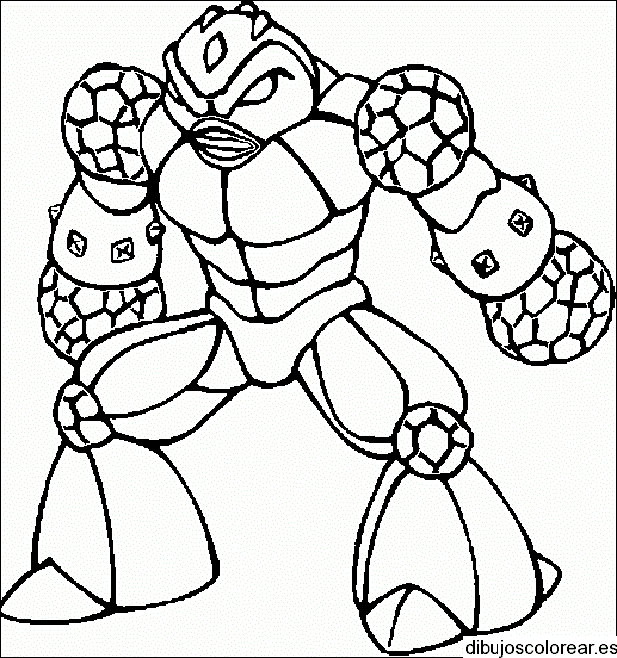 Dibujo de un monstruo al acecho