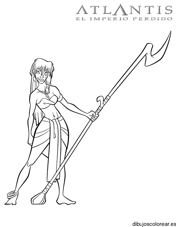 Dibujo de Atlantis El Imperio Perdido