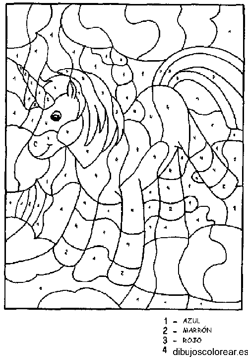 Dibujo de un unicornio