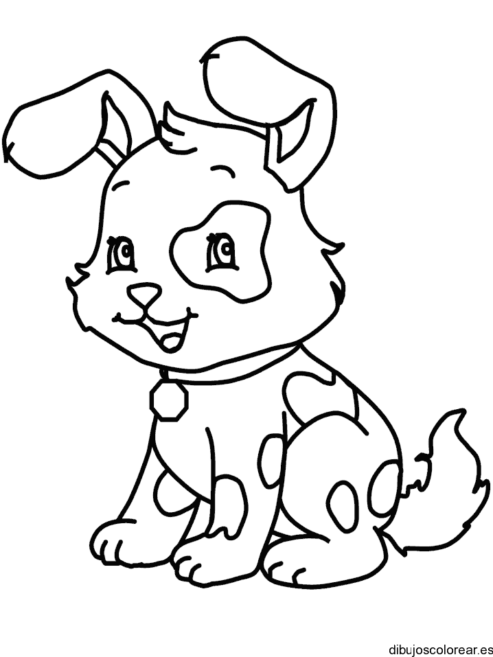 Dibujo de un perro dálmata cachorro