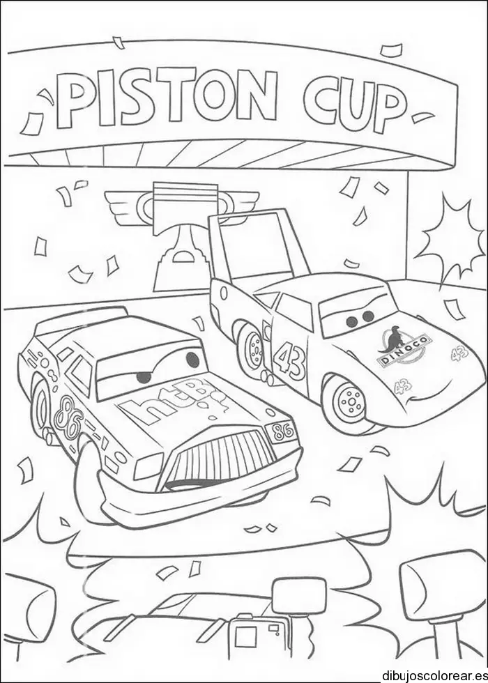 Dibujo de Piston Cup