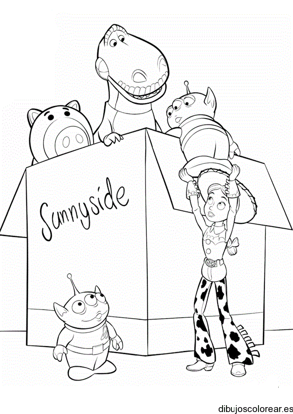 Dibujo de juguetes Toy Story