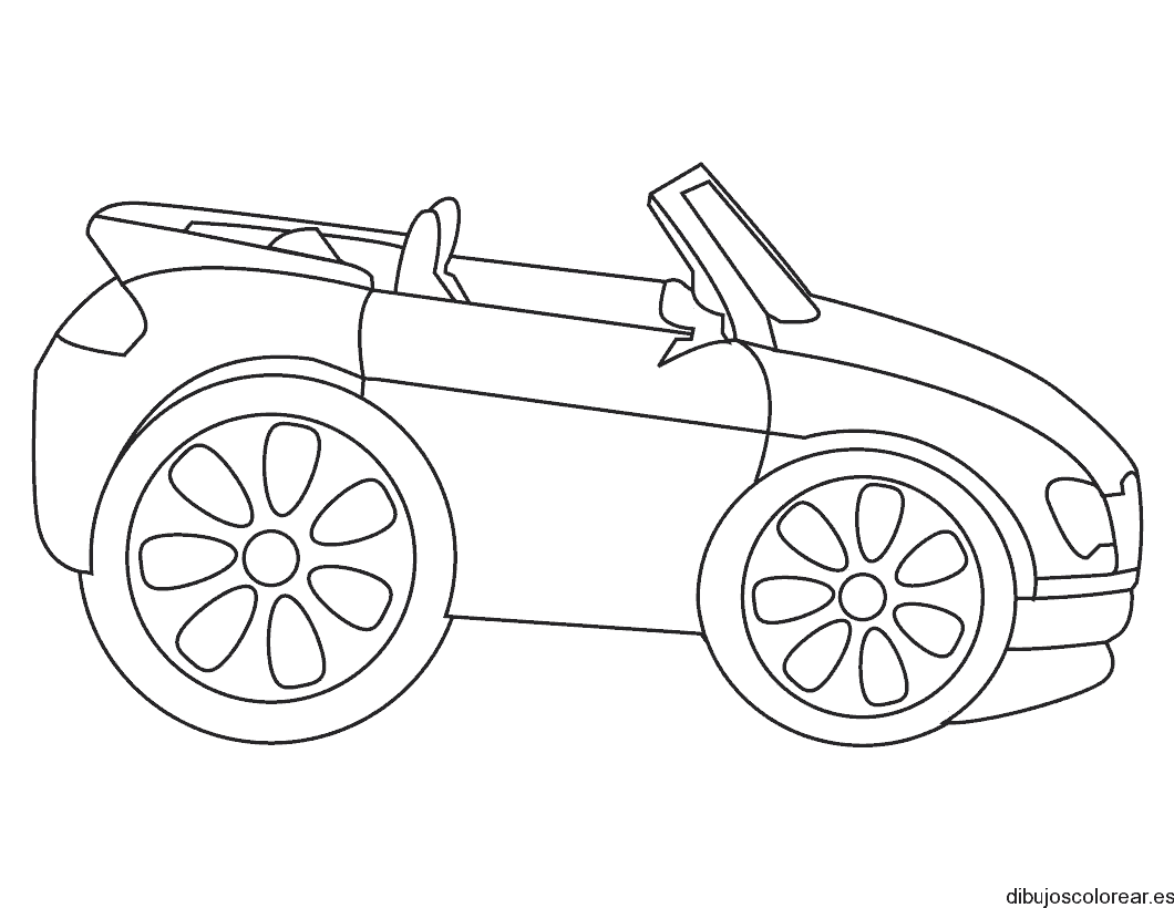 Dibujo de un cochecito deportivo